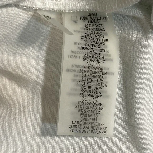 Calvin Klein Woman's OX Sleeveless Multicolor Top Sheer Lined‎ Spring colorful - Picture 6 of 8